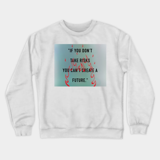 Make sence Crewneck Sweatshirt by Manecreate